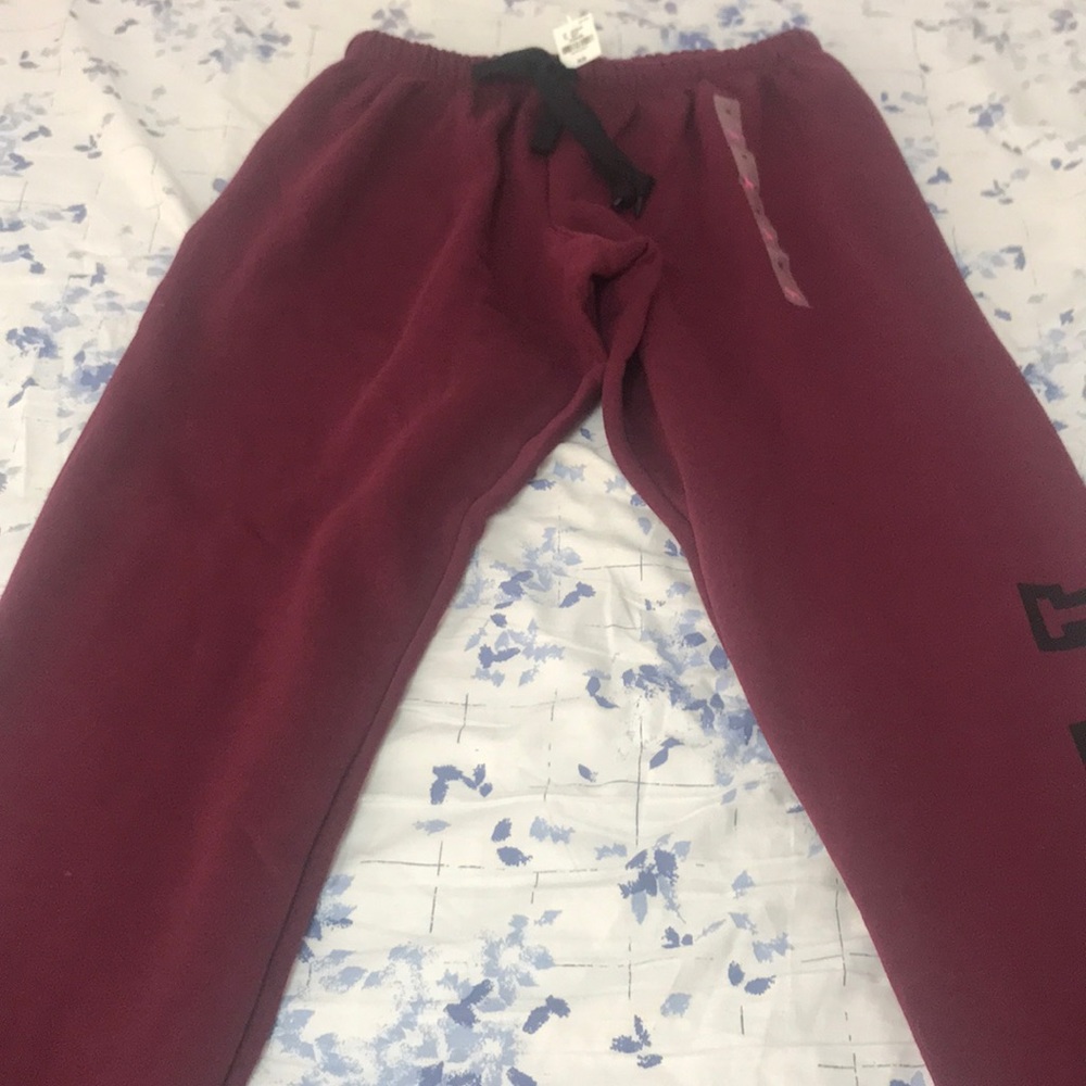 Pink sweatpants